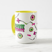 Funky Ghoulishly Niedlich Funny Zombie Antidote Pu Tasse (Vorderseite Links)
