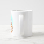 Funky giraffe liebt Tasse (Rückseite)