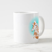 Funky giraffe liebt Tasse (Vorderseite Rechts)
