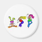 Funky Girls Magnet (Vorne)