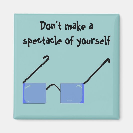 Funky Glasses Magnet (Vorne)