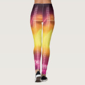 Funky Glow in der Dunkelheit Leggings (Rückseite)