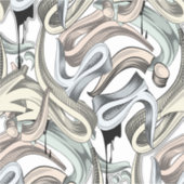 Funky Graffiti Curled Arrows Aufkleber (Vorderseite)