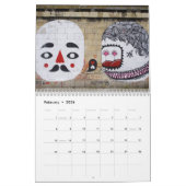Funky Graffitis in Wien Österreich 2024 Kalender (Feb 2026)