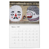 Funky Graffitis in Wien Österreich 2024 Kalender (Feb 2027)
