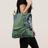 Funky Green Abstrakt Art Bag Tasche (Von Nahem)