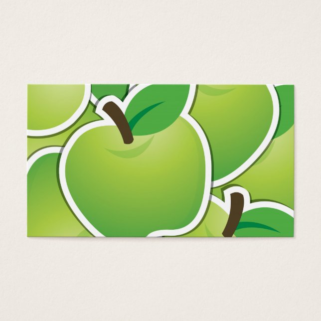 Funky green Apples (Vorderseite)