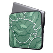 Funky green cabbage laptopschutzhülle (Vorderseite Links)