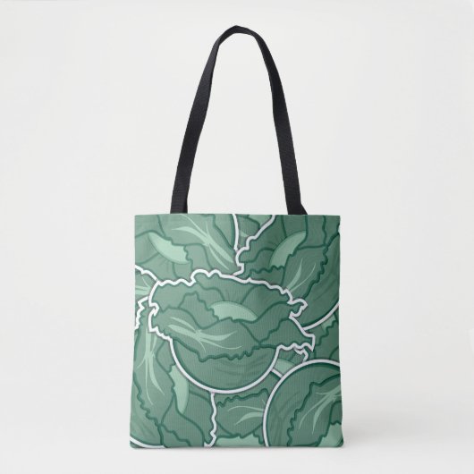 Funky green cabbage tasche (Vorderseite)