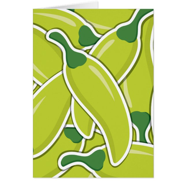 Funky green Chili Paprikaschoten (Vorne)