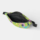 Funky Green Circles Bauchtasche (Offen)
