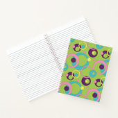 Funky Green Circles SpiralNotebook Notizbuch (Innenseite)