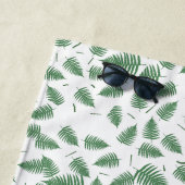 Funky Green Fern Pattern Beach Handtuch (Beispiel)
