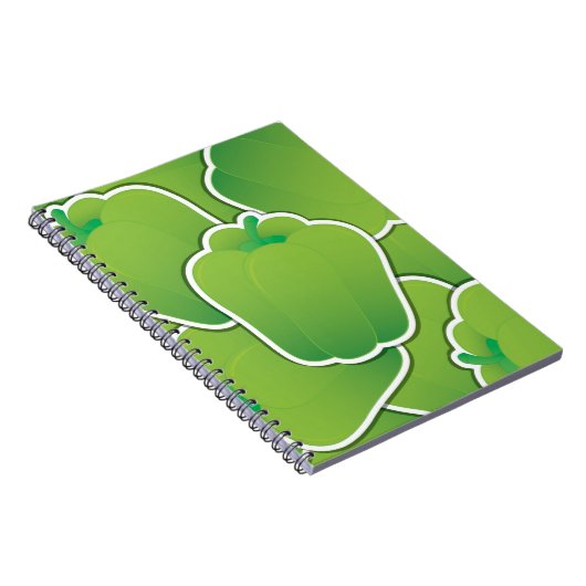 Funky green Pfeffer Notizblock (Rechte Seite)