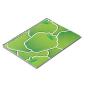 Funky green Pfeffer Notizblock (Linke Seite)