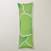 Funky green Pfeffer Seitenschläferkissen (Rückseite (Vertikal))