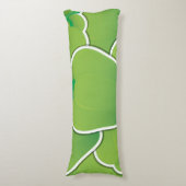 Funky green Pfeffer Seitenschläferkissen (Vorderseite Vertikal)
