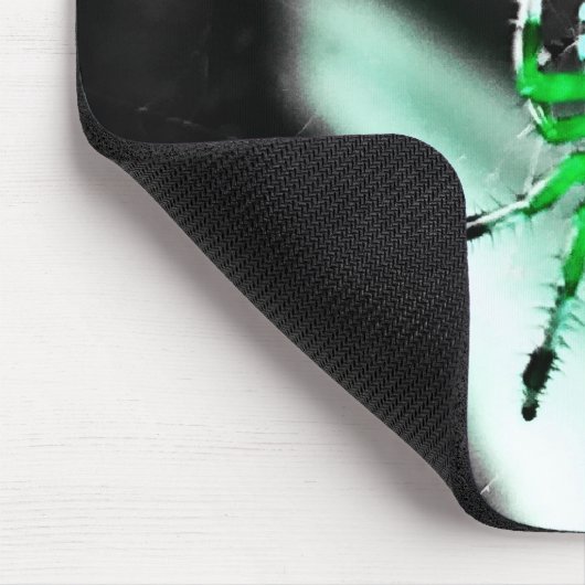 Funky Green Spider Mousepad (Ecke)