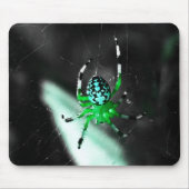 Funky Green Spider Mousepad (Vorne)