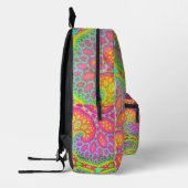 Funky Groovy Geometric Mathematiric Fraktal Tree Bedruckter Rucksack (Links)