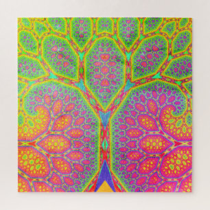 Funky Groovy Geometric Mathematiric Fraktal Tree Puzzle