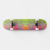 Funky Groovy Geometric Mathematiric Fraktal Tree Skateboard (Horizontal)