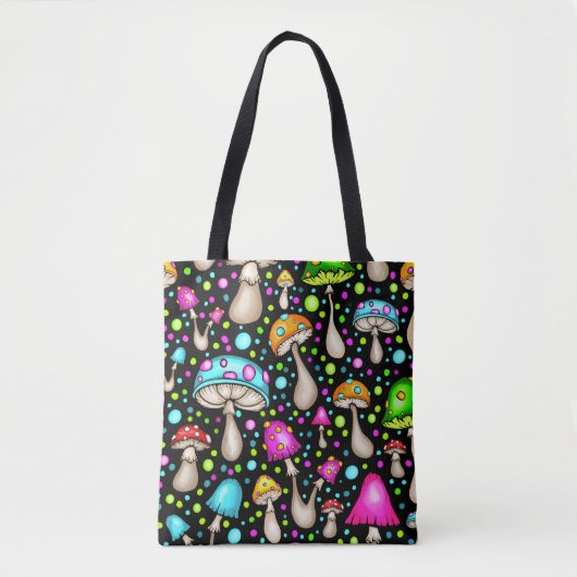 Funky Groovy Mushroom Tasche (Vorderseite)