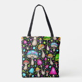 Funky Groovy Mushroom Tasche (Rückseite)