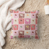 Funky Groovy Retro Blume Muster Kissen (Decke)