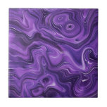 Funky Groovy Stylish Lila Curves Marble 6-6 Fliese<br><div class="desc">Sie wollen ein wenig anders und originell sein? Diese moderne funky groovy lila Marmornachahmung kurvt die Wandfliesen der Keramik ab und ist genau das, was Sie brauchen. Erhältlich in zwei Größen von 4, 25 x 4, 25 und 6 x 6 Zoll. Bitte beachten Sie, dass es sich um einen Flachdruck...</div>