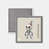 "Funky Halloween Character" Magnet (Vorderseite/Rückseite)