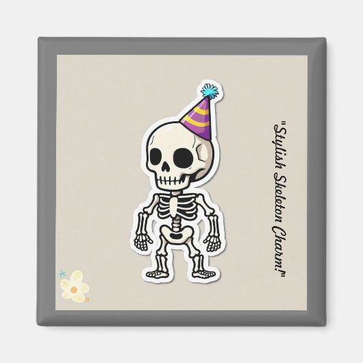 "Funky Halloween Character" Magnet (Vorne)