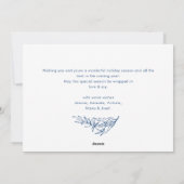 Funky Hand Drawn Scribble Retro Weihnachten (Rückseite)