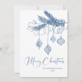 Funky Hand Drawn Scribble Retro Weihnachten (Vorderseite)