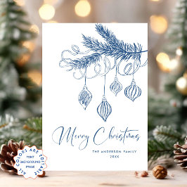 Funky Hand Drawn Scribble Retro Weihnachten