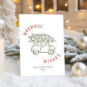 Funky Hand Drawn Scribble Retro Weihnachten