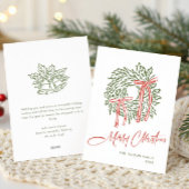 Funky Hand Drawn Scribble Retro Weihnachten