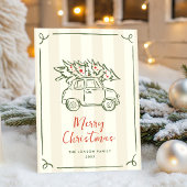 Funky Hand Drawn Scribble Retro Weihnachten