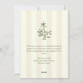 Funky Hand Drawn Scribble Retro Weihnachten (Rückseite)