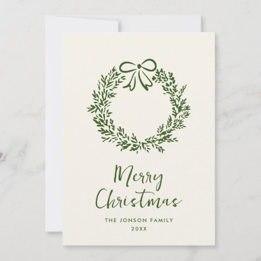 Funky Hand Drawn Scribble Retro Weihnachten (Vorderseite)