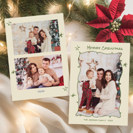 Funky Hand Drawn Scribble Retro Weihnachten 3 Foto