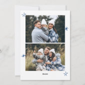 Funky Hand Drawn Scribble Retro Weihnachten 3 Foto (Rückseite)