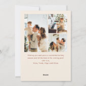 Funky Hand Drawn Scribble Retro Weihnachten 4 Foto (Rückseite)