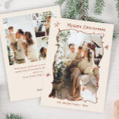 Funky Hand Drawn Scribble Retro Weihnachten 4 Foto