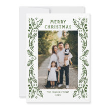 Funky Hand Drawn Whimsical Retro Christmas 2 Foto