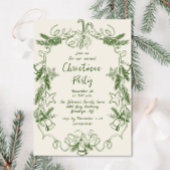 Funky Hand Drawn Whimsical Weihnachtsfeier Einladung