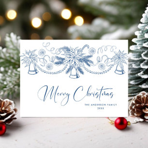 Funky Handgezeichnete Kritzel Retro Weihnachten