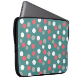 Funky Happy Balls Geometry Laptop Sleeve (Vorne Rechts)