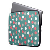 Funky Happy Balls Geometry Laptop Sleeve (Vorderseite Links)