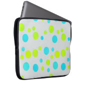 Funky Happy Bubbles Colorful Laptop Sleeve (Vorne Rechts)